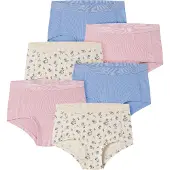 Name it Onderbroek crème / azuur / rosa