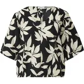 s.Oliver Blouse crème / zwart