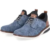 Rieker Veterschoen blauw gemêleerd / brokaat / zwart