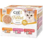 Catit Cuisine Kipfilet Variatiepakket Natvoer Voor Katten 12x75g
