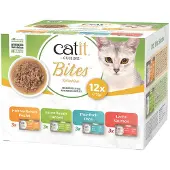 Catit Cuisine Bites Variatiepakket Natvoer Voor Katten 12x75g