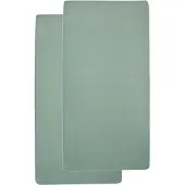 Meyco Hoeslaken 2st. Juniorbed 70x140/150 Stone Green