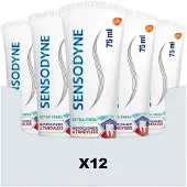 Sensodyne 12x Tandpasta Gevoeligheid & Tandvlees Extra Fresh 75 Ml