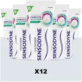 Sensodyne 12x Tandpasta Complete Protection+ Fresh Breath 75 Ml