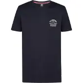 Petrol Industries Shirt blauw / wit