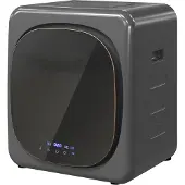 HOMCOM Wasdroger Roestvrij staal, ABS 48L x 40B x 56H cm Grijs