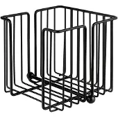 Aps URBAN servethouder, metaal, zwart (19 x 19 x 18 cm)