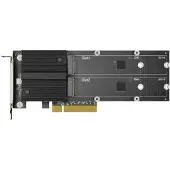Synology M.2 NVMe SSD adapterkaart (M2D20) [Twee sleuven, PCIe 3.0 x8]