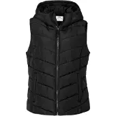 Slazenger Gevoerd gilet van polyester voor dames (Zwart)
