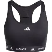 Adidas Sport bh 'TECHFIT' zwart / wit