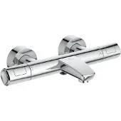 Ideal standard badthermostaat Ceratherm T100, opbouwmodel, uitsteekdiepte 161mm, artikelnummer A7238AA, chroom