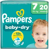 Pampers Baby Dry Size 7 (15+kg) 21's luiers