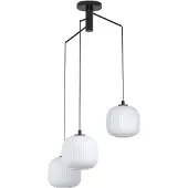 Eglo Glazen hanglamp Mantunalle, dimbaar, wit / opaal, Woon-/ Eetkamer, Glas, Scandinavisch, hanglamp