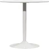 HOMCOM Eettafel, Keukentafel van rundleer, Antislip eettafel voor 2 personen