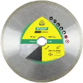 Klingspor DT 600 F Diamond Separator Discs | 125 x 1,6 x 22,23 mm 1,6 x 7 mm Rand gesloten