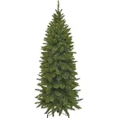 Triumph tree Bristlecone Pilar Kerstboom - Smalle Kunstboom voor Kleine Ruimtes - Kerstversiering met Natuurlijke Uitstraling en Bruine Takken - H185 x Ø79 cm - Groen