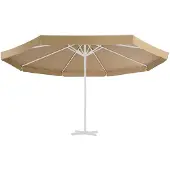 vidaXL Vervangingsdoek voor parasol 515 cm taupe