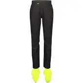 Agu Compact Commuter - Regenbroek Heren - Fietsbroek voor E-bike - Waterdicht 10.000 mm - Ademend - Reflecterend - Met Overschoenen - M - Zwart