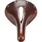 Brooks Zadel B17 Carved Short, Leer, A. Bruin A. Bruin