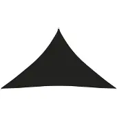vidaXL Zonnescherm driehoekig 3x3x4,24 m oxford stof zwart