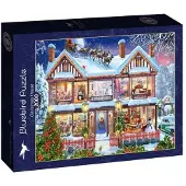 Bluebird Puzzle Kerstpuzzel - Kersthuis - 2000 stukjes, karton