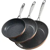 Vevor Koekenpannenset 3-delig (20 / 27 / 30 cm)
