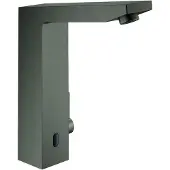 GROHE Eurocube E Elektronische Wastafelmengkraan IR M-size Hard Graphite Geborsteld