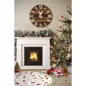 Home Collection Toy’s delight rond vloerkleed kerst creme- 160 cm rond