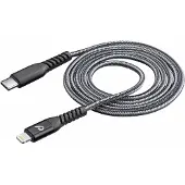 Cellularline Lightning-kabel 1.2m USB C Zwart