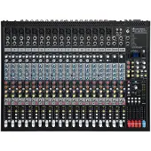 Omnitronic LMC-3242FX Console-mengpaneel Aantal kanalen:18 USB-aansluiting