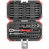 Gedore R33003051 Bitset 52-delig 1/4 (6,3 mm) Hold-functie