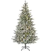 Everlands Allison bm prelit H180 D112 cm groen/wt/wit Everlands
