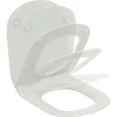Ideal standard Slanke zadel "Tesi" met vertraagde sluiting