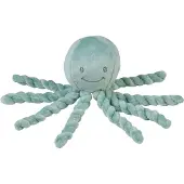 Nattou - Groene grijze octopus knuffel