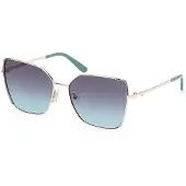 GUESS Zonnebril Met Goudkleurig Montuur En Blauwe Kleurverloop