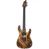 Schecter C-1 Hydro-Dip Golden Eclipse elektrische gitaar