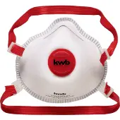 Kwb Ademhalingsmasker, Geur- en fijnstofmasker FFP3, met uitademventiel (FFP3)