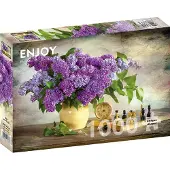 Enjoy Puzzle Lilac and Chess Puzzel (1000 stukjes)