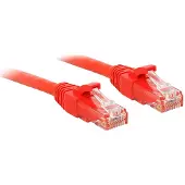 Lindy - Cordon de raccordement - RJ-45 (M) pour RJ-45 (M) - 7.5 m - UTP - CAT 6 - sans crochet - rouge