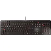 Cherry KC 6000 SLIM: ultradunne bedrade toetsenbord met Zwitserse indeling (QWERTZ)