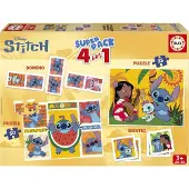 Educa Partyspel Super Pack Stitch Franstalige Versie