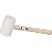 Kreator KRT904006 rubberhamer - 900 g - eucalyptushouten handvat
