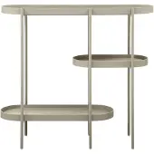 Woood Sidetable Noan - Hout/Metaal - Beige - 80x90x28