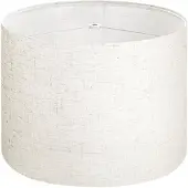 Vevor Lampenkap, trommelvormig, 33 x 33 x 25 cm (boven x onder x hoogte), 1 stuk. Middelgrote vervangende kap van linnen + PVC, geschikt voor tafellampen, vloerlampen en hanglampen (licht linnen)
