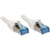Lindy - Cordon de raccordement - RJ-45 (M) pour RJ-45 (M) - 2 m - SFTP PiMF - sans halogène sans crochet - blanc