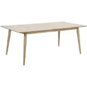 OXM Eettafel Dysta Eikenfineer Wit 200cm - Living