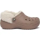 Crocs Klompen Cls Platfm Lined Fuzz Strap Cg dames 39 / 40