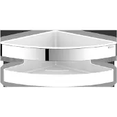 Keuco Collection Moll - Hoekplanchet, wit/chroom 12757010000