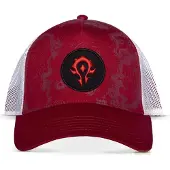 Difuzed World Of Warcraft - Logo Trucker pet - Wit/Rood