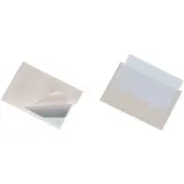 Durable Pocketfix 10 Stuks Zelfklevende (U) Showtassen 90 x 57 mm (visitekaartjes Formaat)